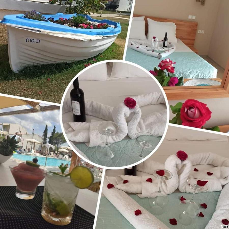 Marzi Beach And Bungalows Hotel Kokkonion Ngoại thất bức ảnh